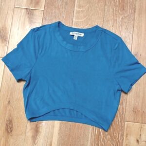 Blue Women's Crop Top